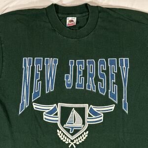 Vintage New Jersey T Shirt Size Large FOTL USA Made